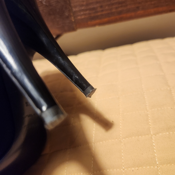 Bruno Magli Black Peep-Toe Heels - Picture 7 of 12